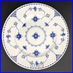 Franciscan DENMARK BLUE Dinner Plates (5) Blue White Ironstone Floral