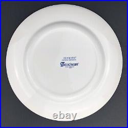 Franciscan DENMARK BLUE Dinner Plates (5) Blue White Ironstone Floral