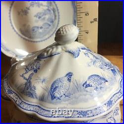 Furnivals Quail Blue England Dishes Various Items Dinnerware & Serving Piece