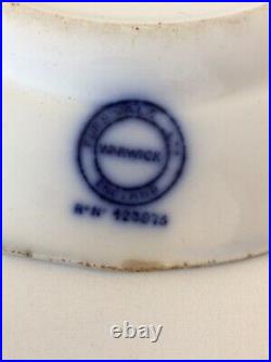 Furnivals Warwick Dinner Plate Rd No 423975 Circa 1903 Blue & White