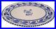 GERGEI ERDEI Blue White Floral Porcelain Oval Dish Plate OS NEW 32 x 24cm RRP100