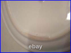 GERGEI ERDEI Blue White Floral Porcelain Oval Dish Plate OS NEW 32 x 24cm RRP100