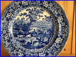 Glamorgan Pottery'ladies Of Llangollen' Dessert Plate, 1825