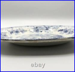 HISTORIC Belle Vue Pottery Hull Blue & White Transferware Plate Durham Cathedral