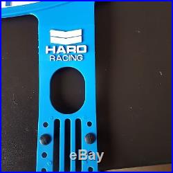Haro Circuit Board Number Plate Blue White Grey NOS in packet Old School BMX