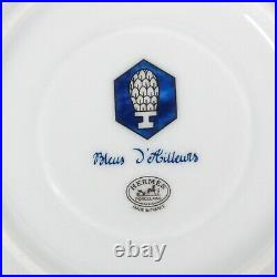 Hermes Bleus D'Ailleurs Tea Cup & Saucer Blue White Ceramic Coffee Plate Set