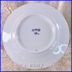 Hermes Paris Dessert Plate CHAINE D'ANCRE BLUE 22cm Porcelain Tableware withBox