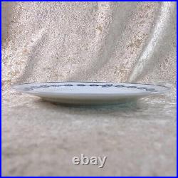 Hermes Paris Dessert Plate Chaine d'Ancre Blue Porcelain Tableware with Case