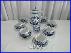 Hutschenreuther Blue Onion Circa 1925 coffee set