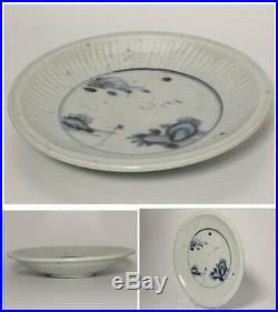 IP16 Early Imari Japanese blue & white porcelain plate Early Edo period withbox