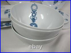 Ikea Promenad Plates Bowls Hot Air Balloons White Blue 11 Pcs #21464