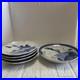 Imari Arita Ware Porcelain Blue White Plates Set of 5 8 9 Inches Antique