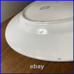 Imperial Chinese Porcelain Blue White Plate Guangxu Mark Period 19th Immortal
