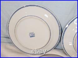 JINGDEZHEN Vintage Canton-Style Blue & White Dinner Plates, Set of 5 NICE