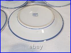 JINGDEZHEN Vintage Canton-Style Blue & White Dinner Plates, Set of 5 NICE