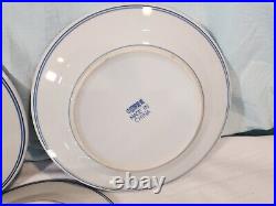 JINGDEZHEN Vintage Canton-Style Blue & White Dinner Plates, Set of 5 NICE