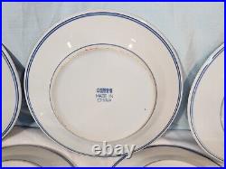 JINGDEZHEN Vintage Canton-Style Blue & White Dinner Plates, Set of 5 NICE
