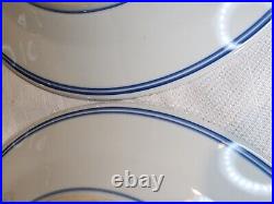 JINGDEZHEN Vintage Canton-Style Blue & White Dinner Plates, Set of 5 NICE