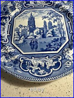 J & W Ridgeway Christ Church College Antique Dinner Plate 2