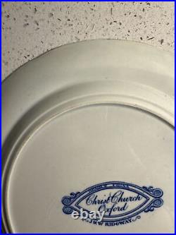 J & W Ridgeway Christ Church College Antique Dinner Plate 4