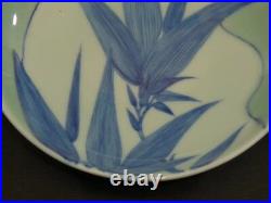 Japanese Blue & White NABESHIMA PLATE EDO 7.1 × 1.8 860g