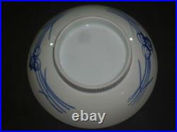 Japanese Blue & white NABESHIMA PLATE EDO 8.1 × 2.4 640g