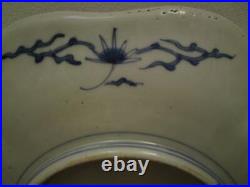 Japanese Edo Arita blue and white Sometsuke Kenryu-nen-sei Porcelain Plate