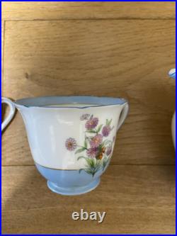 Japanese Vintage noritake Blue/white floral collectable China