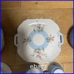 Japanese Vintage noritake Blue/white floral collectable China
