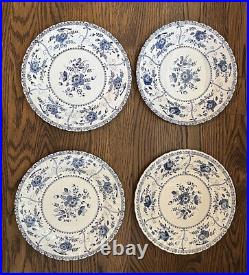 Johnson Brothers INDIES BLUE 9 3/4 Dinner Plates, set of 4, Made in England