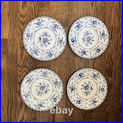 Johnson Brothers INDIES BLUE 9 3/4 Dinner Plates, set of 4, Made in England