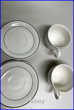 Johnson Brothers Simplicity Blue/ White set Dinner Salad Bowl Cup Saucer