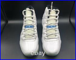 Jordan 11 XI Retro Shoes Legend-blue/white/black (378037-117) Mens Size 10.5