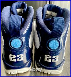 Jordan 9 IX Retro Unc White/navy-blue Mens Size 8.5 (302370-145)
