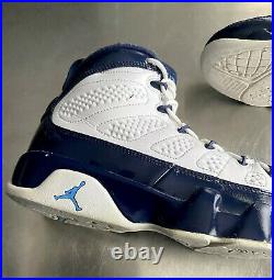 Jordan 9 IX Retro Unc White/navy-blue Mens Size 8.5 (302370-145)