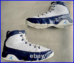 Jordan 9 IX Retro Unc White/navy-blue Mens Size 8.5 (302370-145)