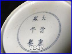 Kangxi Blue White Lucky Beast Porcelain Plate OldChineseEstateSaleNorthYork