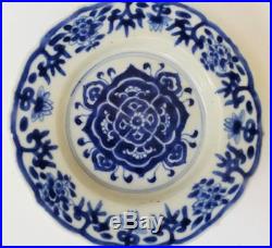 Kangxi Dish Blue and white Porcelain China 18th century
