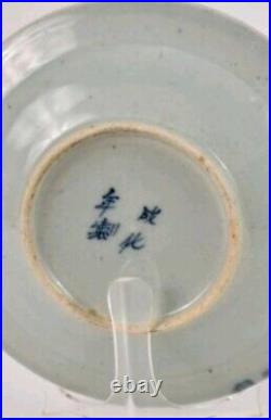 Kosometsuke Tianqi Chinese Porcelain Blue & White Plate