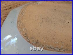 Large 18th C. Antique Chinese Export Blue White Platter Qianlong Qing W37.5cm