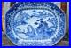 Large Antique Chinese Blue And White Porcelain Plate