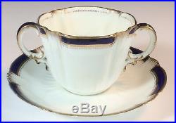 Large Antique Dinner Service Country Estate Tureens Bowls Plates Blue/White