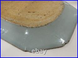 Large Chinese Antique Blue White Figure Pattern Plate Charger 18th C. Qianlong#C