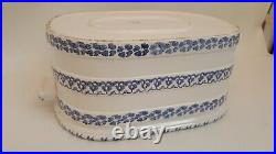 Large Italian Pottery Tub White Blue Haldon Italy 1991 Vintage 9537/35