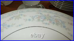 Large Lot China Dinnerware Rosepoint by Fairfield service for 12 +/- EUC 67piece