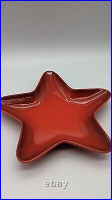 Le Creuset Star Plates 8 Plates Set of 4 Red White or Blue 20cm BRAND NEW