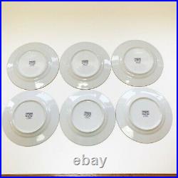 Limoges HAVILAND Val de Loire Blue Edge Dessert Plates 8.5, Priced For Set Of 6