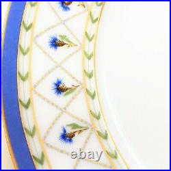 Limoges HAVILAND Val de Loire Blue Edge Dessert Plates 8.5, Priced For Set Of 6