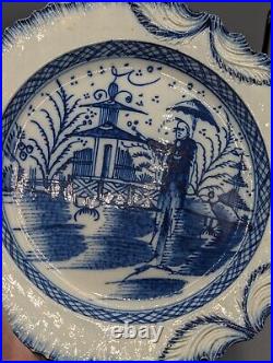Liverpool Pearlware Pottery'Long Eliza' Plate circa 1790, English, Antique