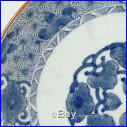 Lot 9 Antique Japanese Porcelain Shonzui Dinner Plates Blue & White Signed Asian